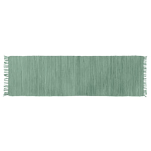 Tapis de couloir vert céladon 60 x 200 cm AUBAGNE