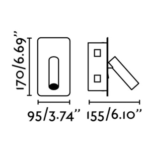 SUAU Lampada incasso bianco