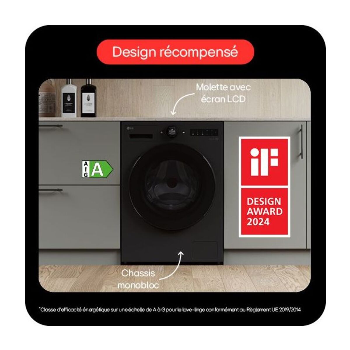 Lave linge hublot LG F14X76BSTA