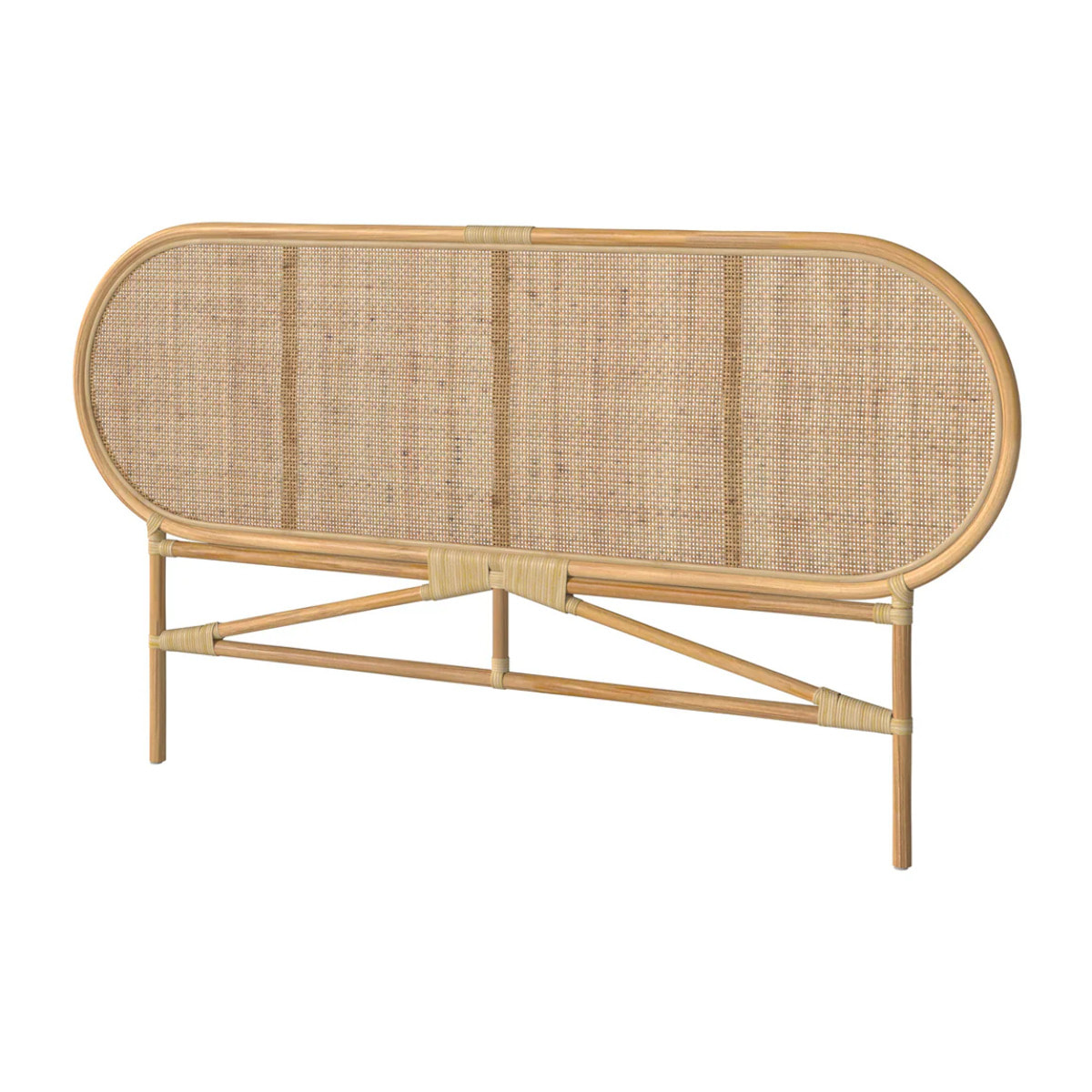 Tête de lit en rotin naturel 140 cm - Navahino