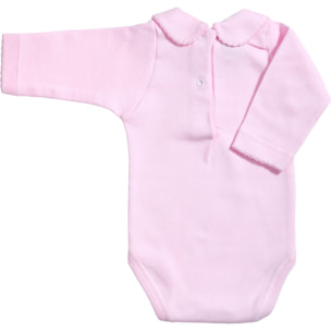 Body bebé manga larga cuello elegante