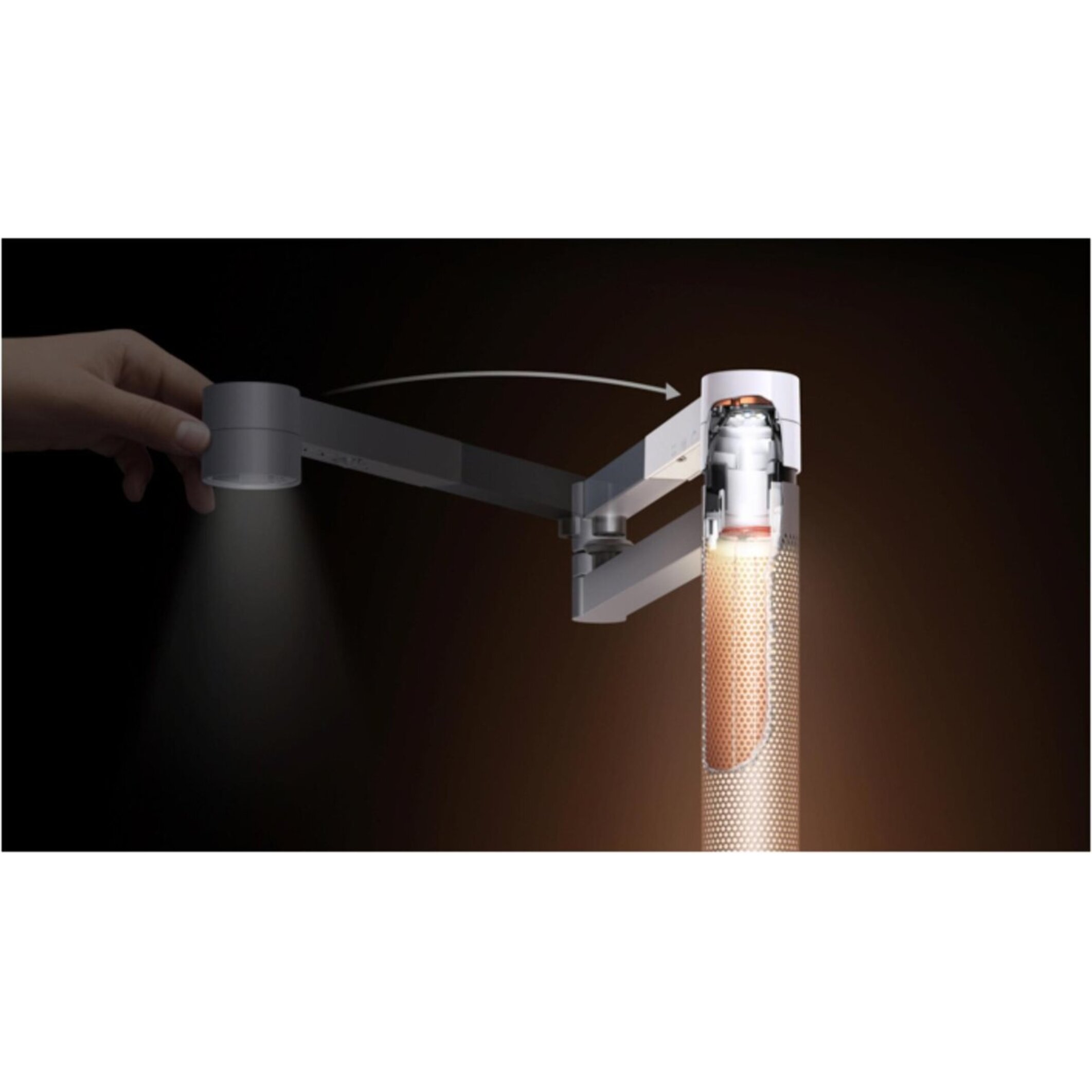 Lampe de bureau Dyson Solarcycle Morph (Noir/Cuivre)