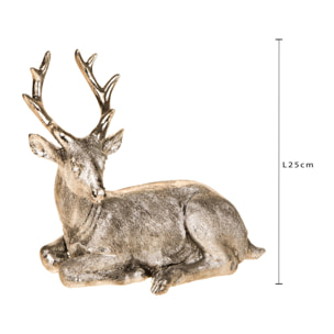 Renna seduta - Pezzi 2 - 25xH21x12,5cm - Bianchi Dino SpA