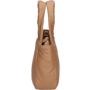 Borsa a mano da donna - Modello Virna - Vera Pelle - 17.0 x 24.0 x 8.0 cm