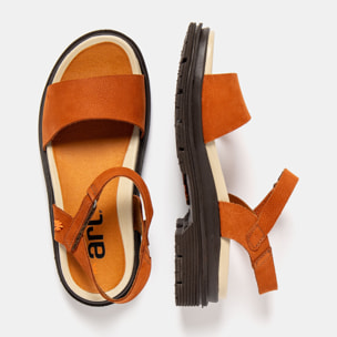 Sandalias 1548 NOBUCK D.ORANGE-BROWN/ BIRMINGHAM color Dark orange-brown