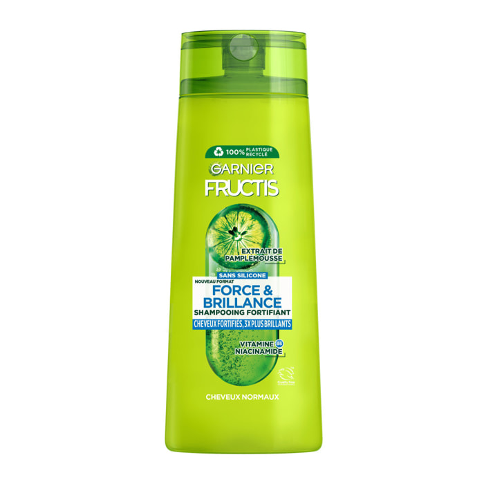 Lot de 12 - Garnier Fructis Shampooing Force Brillance pamplemousse 300ml