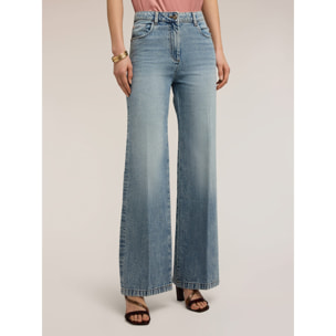 Motivi - Jeans wide leg - Azzurro