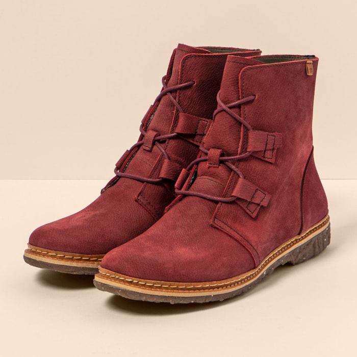 Botines N5470 PLEASANT CEREZA/ ANGKOR color Cereza