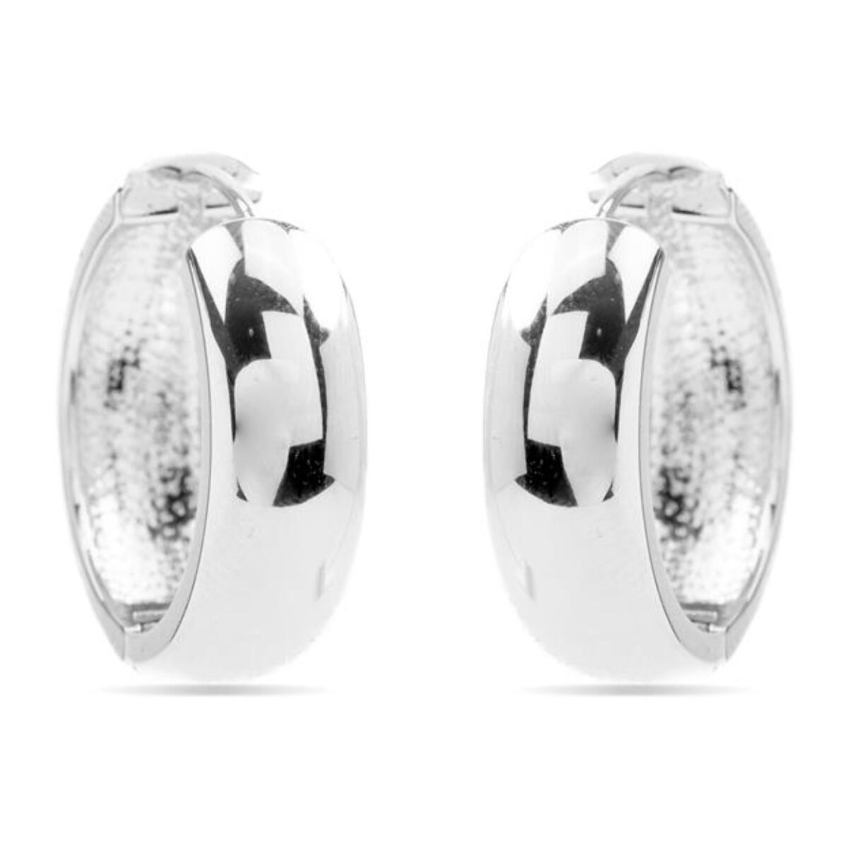 Pendientes Lux by Lux acabadoss en rodio