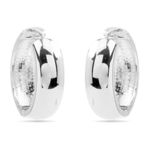 Pendientes Lux by Lux acabadoss en rodio