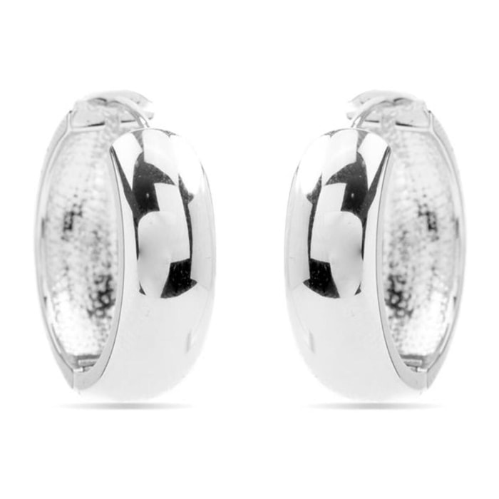 Pendientes Lux by Lux acabadoss en rodio