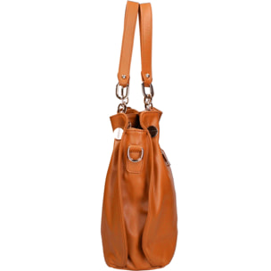 Borsa a mano da donna Made in Italy - Modello Ereba - 100% pelle - 38.0 x 30.0 x 12.0 cm