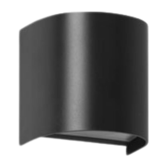 FORLIGHT Foix - Aplique de Pared Exterior 2xGU10 Luz Bidireccional Arriba y Abajo para Jardín y Terraza IP65 de Color Negro