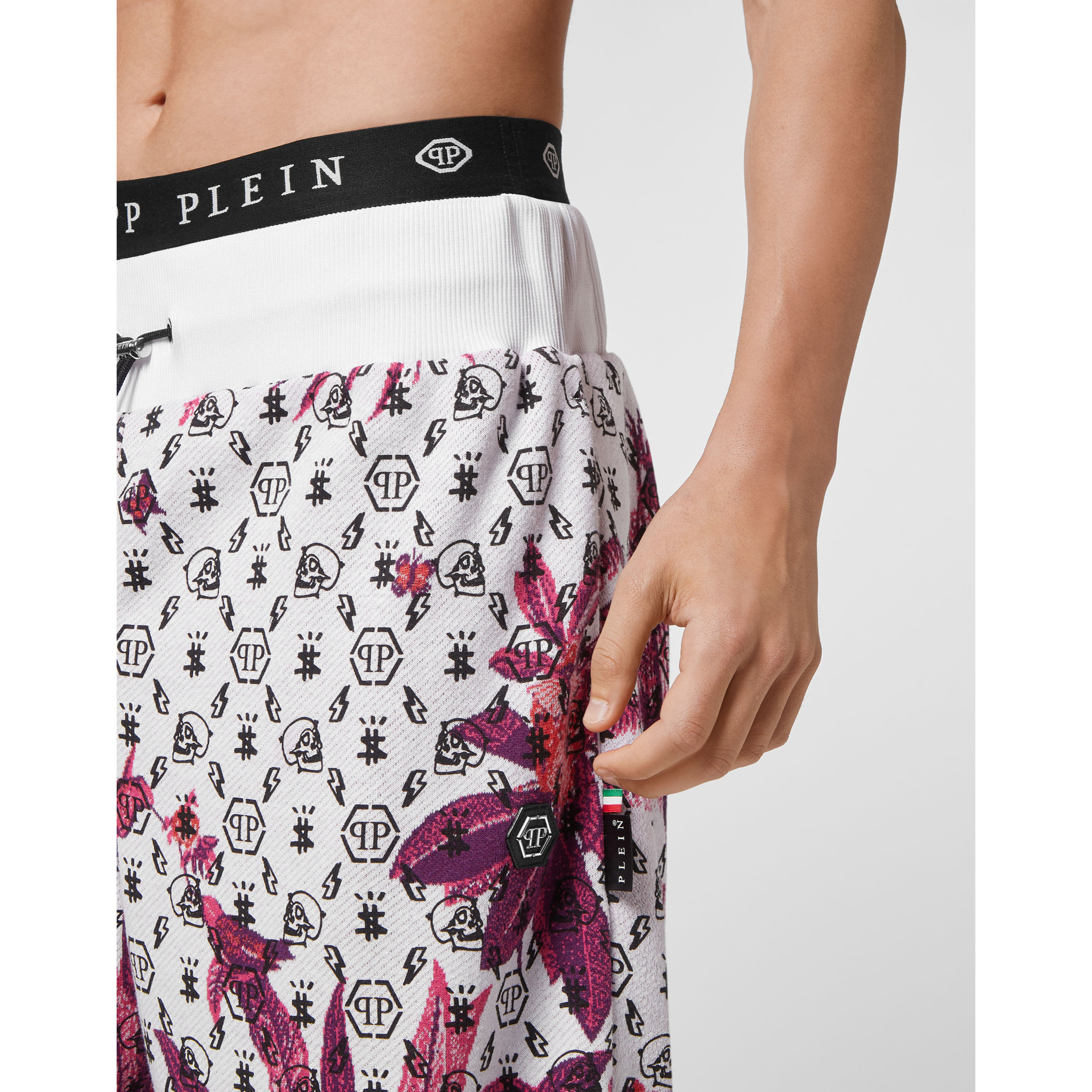PHILIPP PLEIN Jogging Shorts Flowers