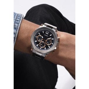 Guess Analogico Al Quarzo Guess Mens Black Multi-Function Watch