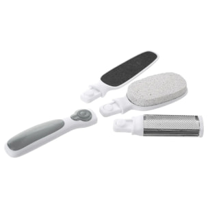 Brosse pédicure 3 têtes + manche