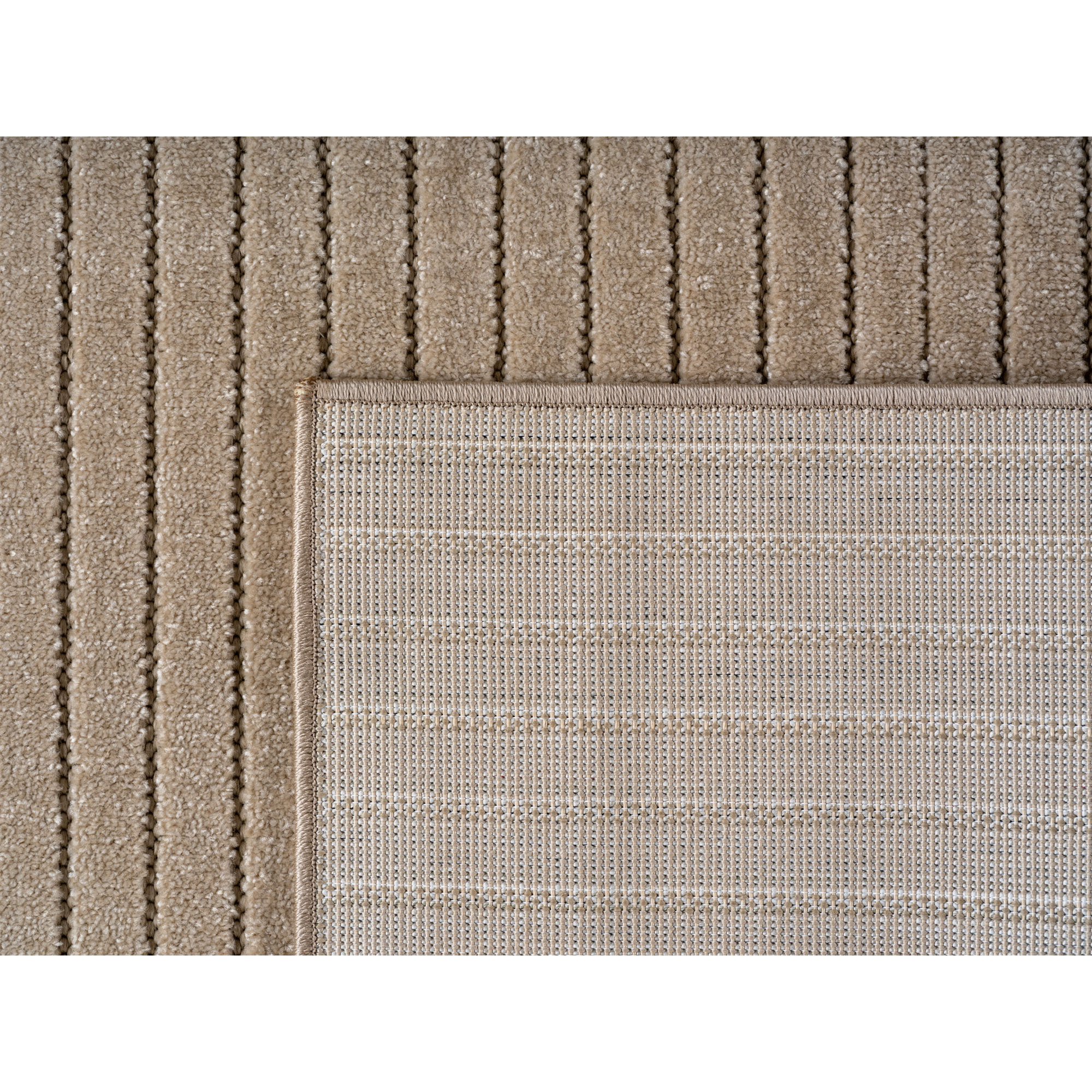 ALVORA - Tapis intérieur/extérieur beige à motif graphique