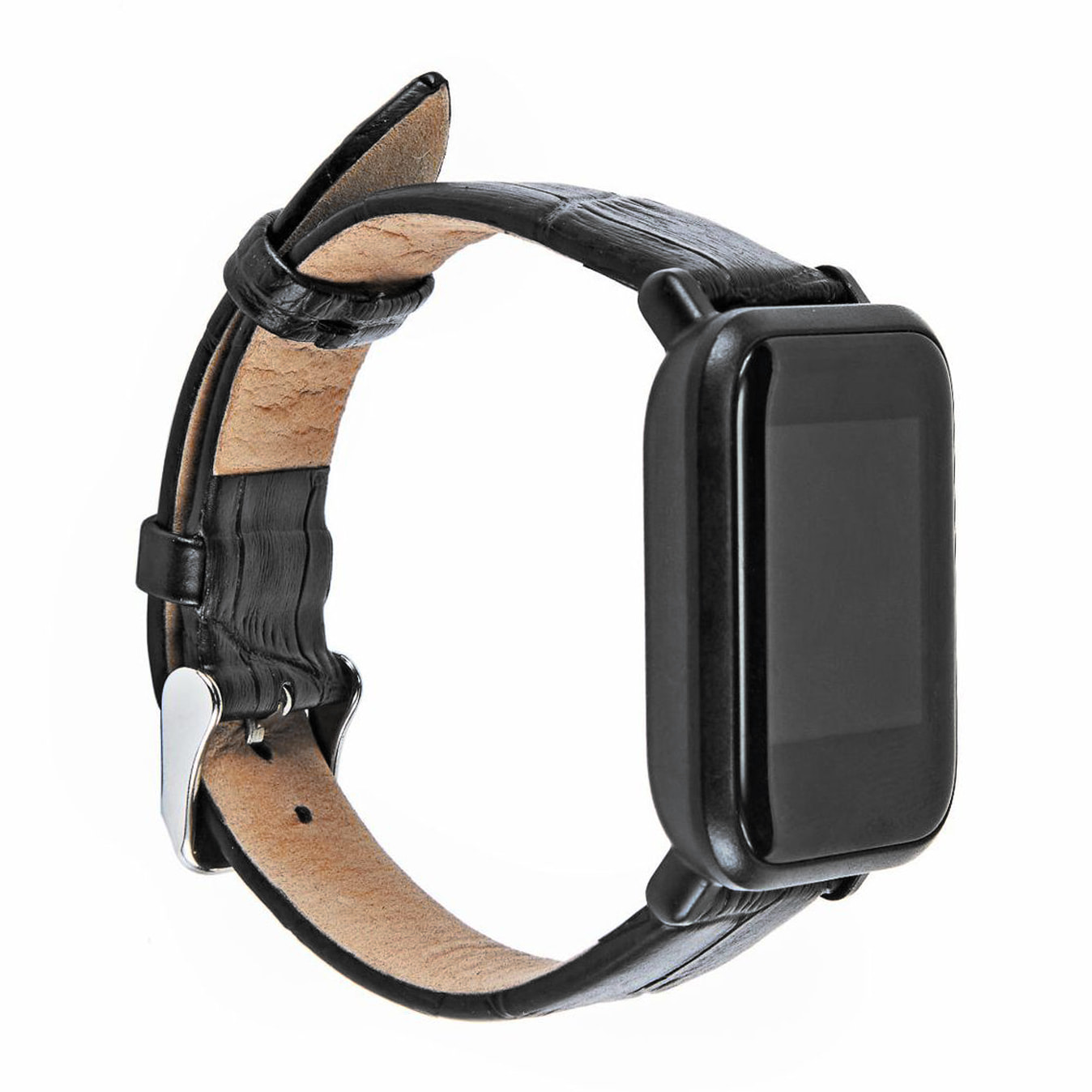 Correa universal de piel sintética grabado cocodrilo para relojes de 20mm. Sistema Quick Release de fácil cambio.