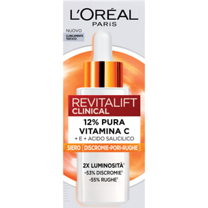Siero Viso Antietà Revitalift Clinical 12% Pura Vitamina C con Acido Salicilico e Vitamina E - Flacone da 30ml