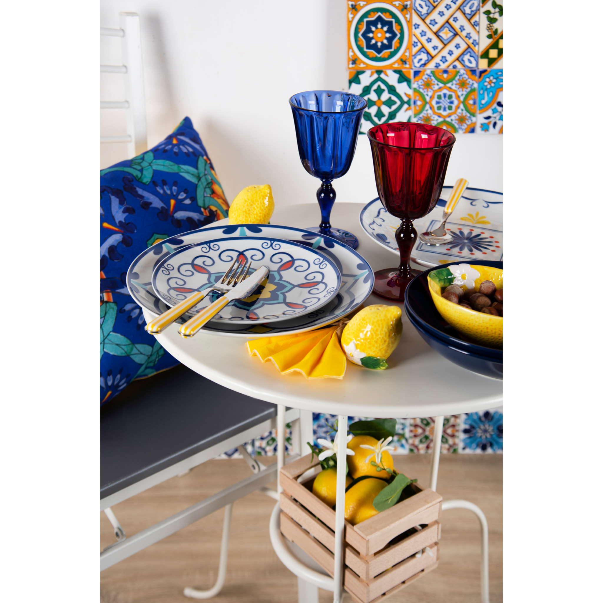 Set 6 Calici Excelsa – Country, Plastica Blu 25 cl