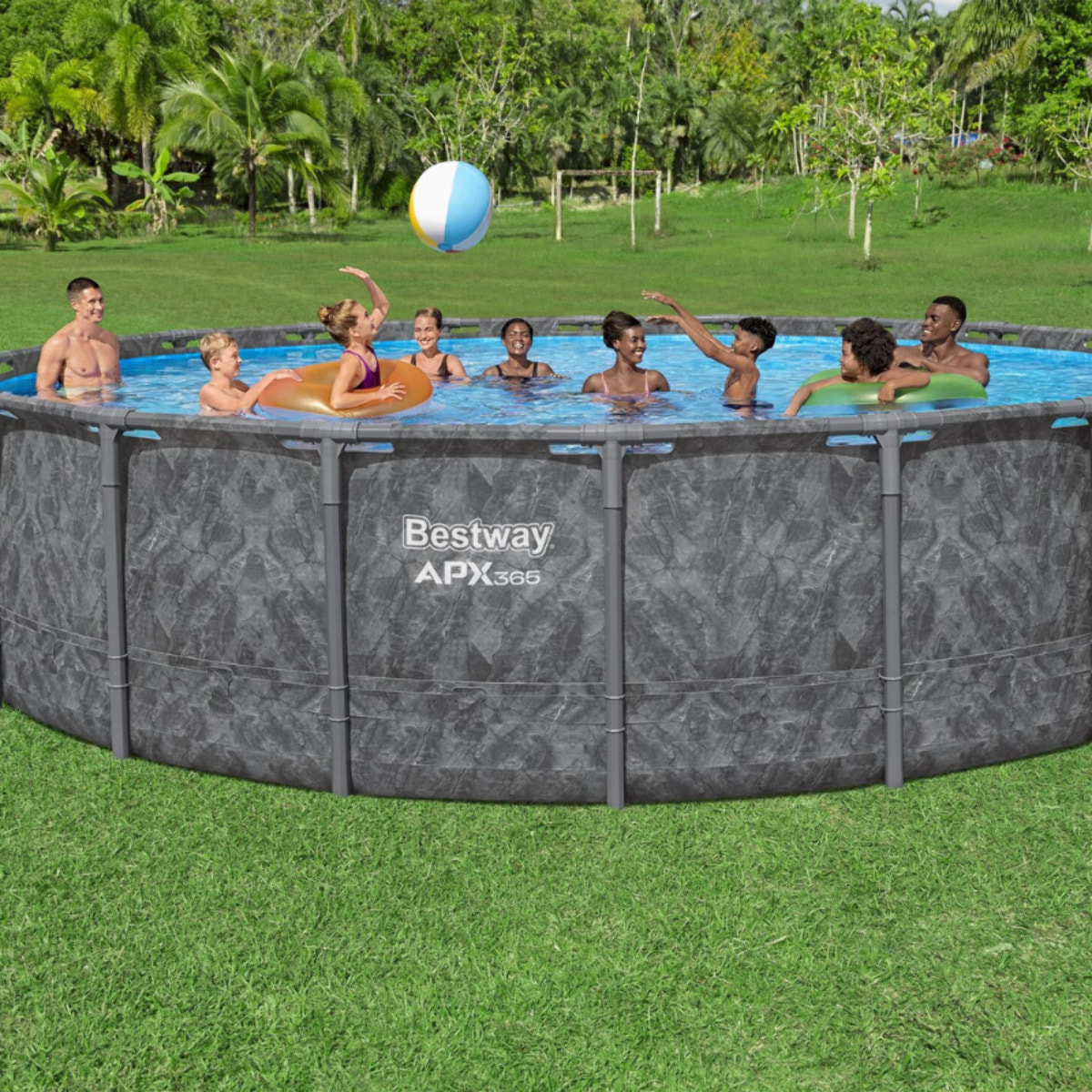 Bestway Piscine hors sol - Ronde - APX 365 - 549 x 132 cm