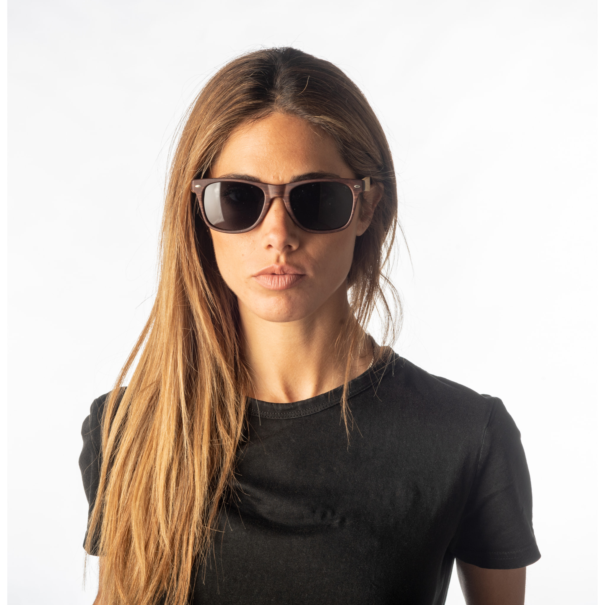 GAFAS DE SOL OCEAN BEACH WOOD de color Marron