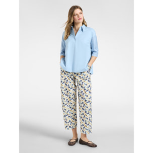 Elena Mirò - Pantalones estampados - Blanco