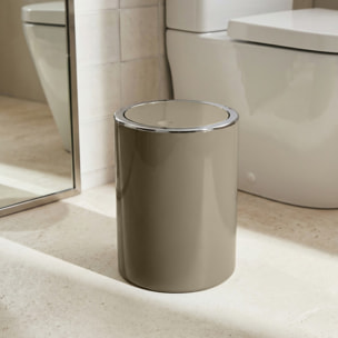 Poubelle à bascule KAMAKA 6L Taupe MSV