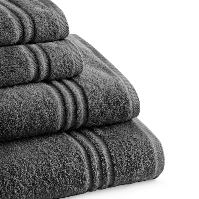 Set de serviettes éponge 100% Coton Éponge Peigné - 700 g/m2 MARENGO