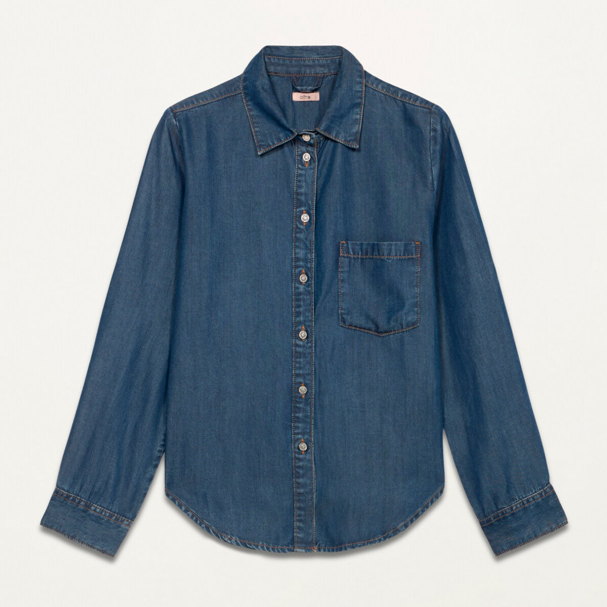 Oltre - Camicia in tencel - Blu