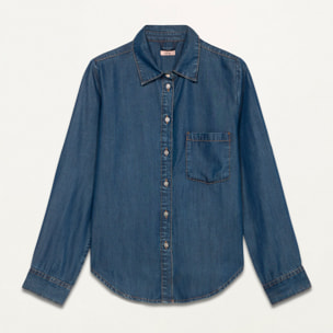 Oltre - Camicia in tencel - Blu