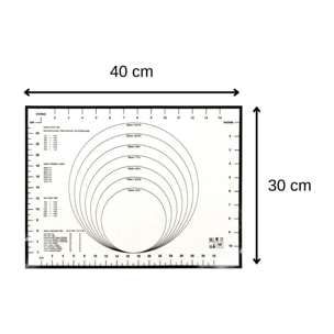 Ensemble de 2 Tapis de cuisson en silicone 40 x 30 cm Zenker Smart Pastry