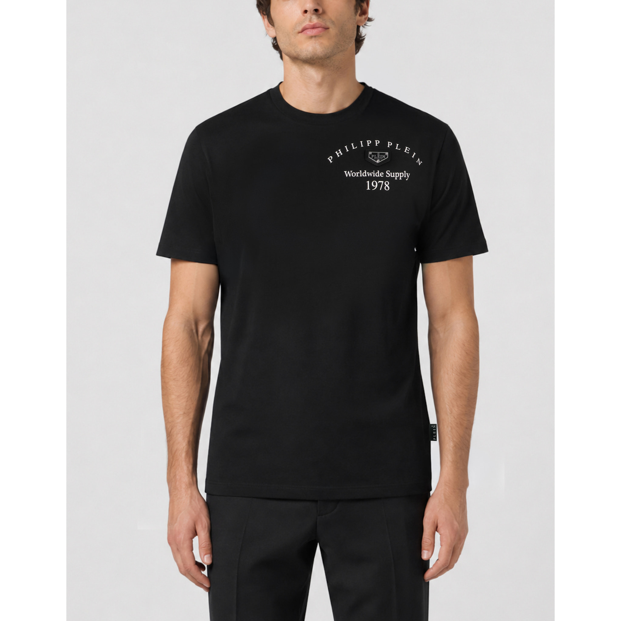 PHILIPP PLEIN Camiseta de cuello redondo y manga corta