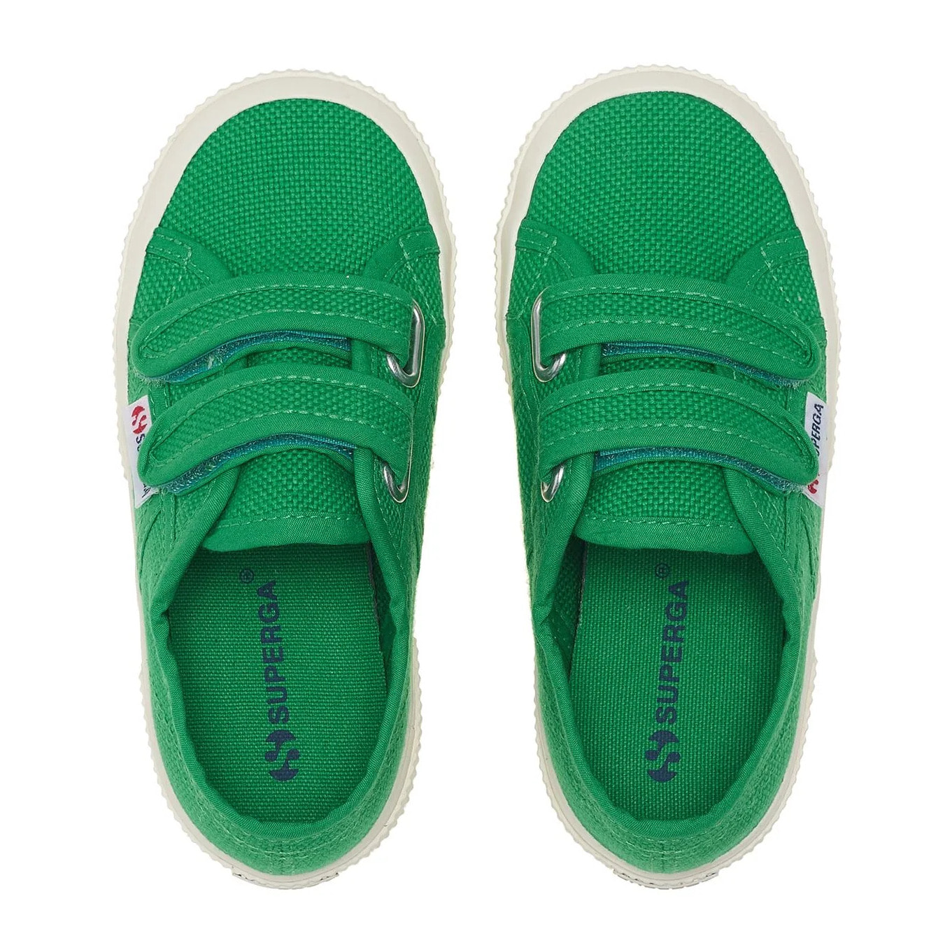 Le Superga Bambino/a Verde 2750-Cotjstrap Classic