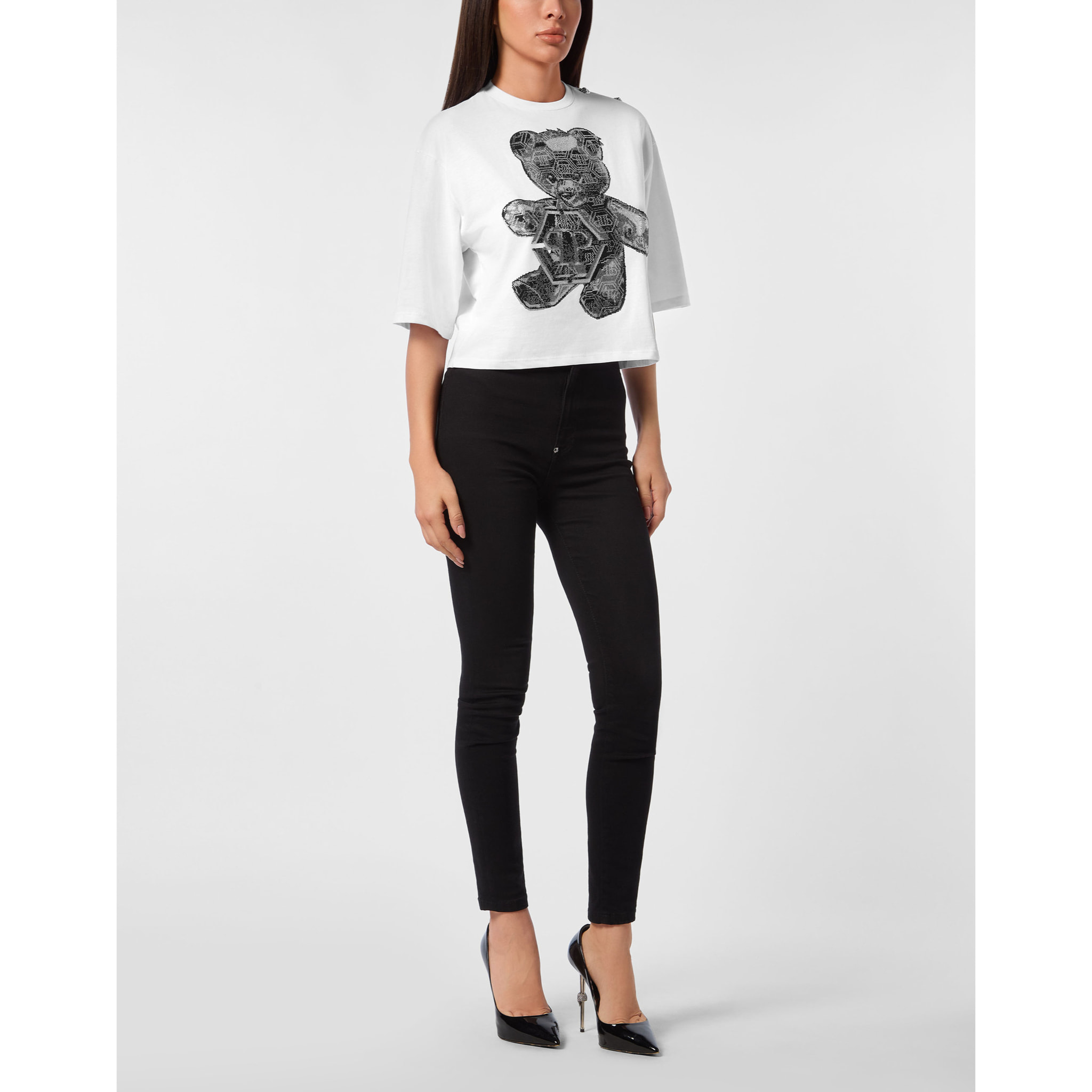 PHILIPP PLEIN Maglietta a girocollo TEDDY