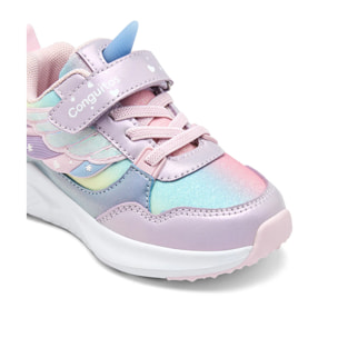 Zapatillas De Luces De Niña Con Cordones Elásticos