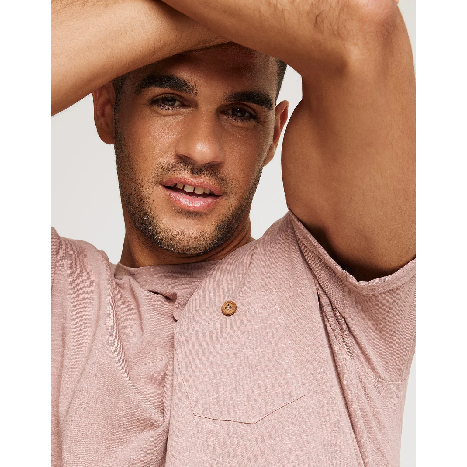 Camiseta Manga Corta Morado - Button