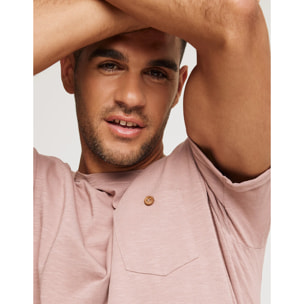 Camiseta Manga Corta Morado - Button