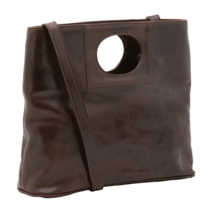 Borsa a tracolla  da donna In Vera pelle Made in Italy 28x33x10 cm