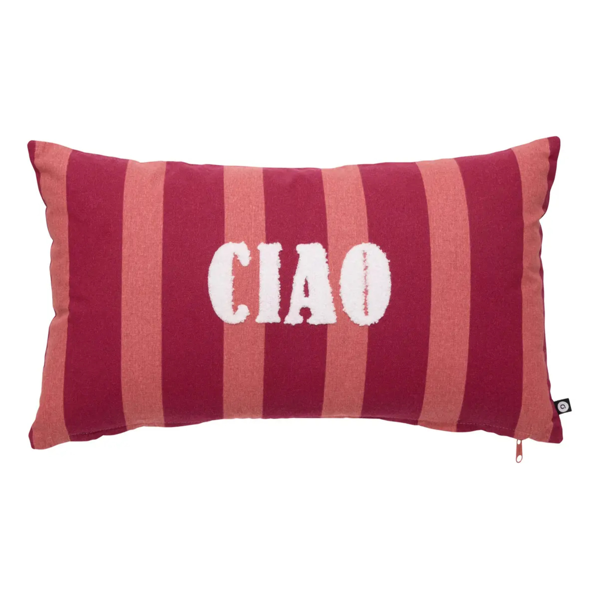 Coussin Bichette rectangulaire 30x50cm rouge