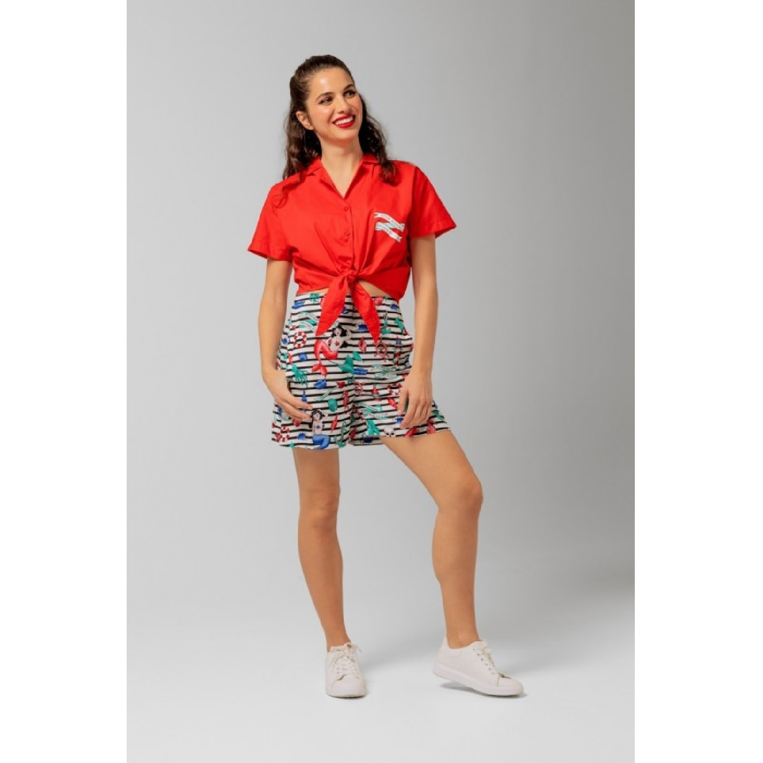 Falda trapecio - TAKE ME TO THE OCEAN