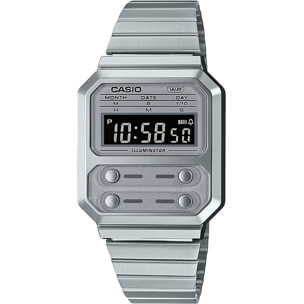 Reloj Casio A100WE-7BEF Unisex Digital Cuarzo con Correa de Acero