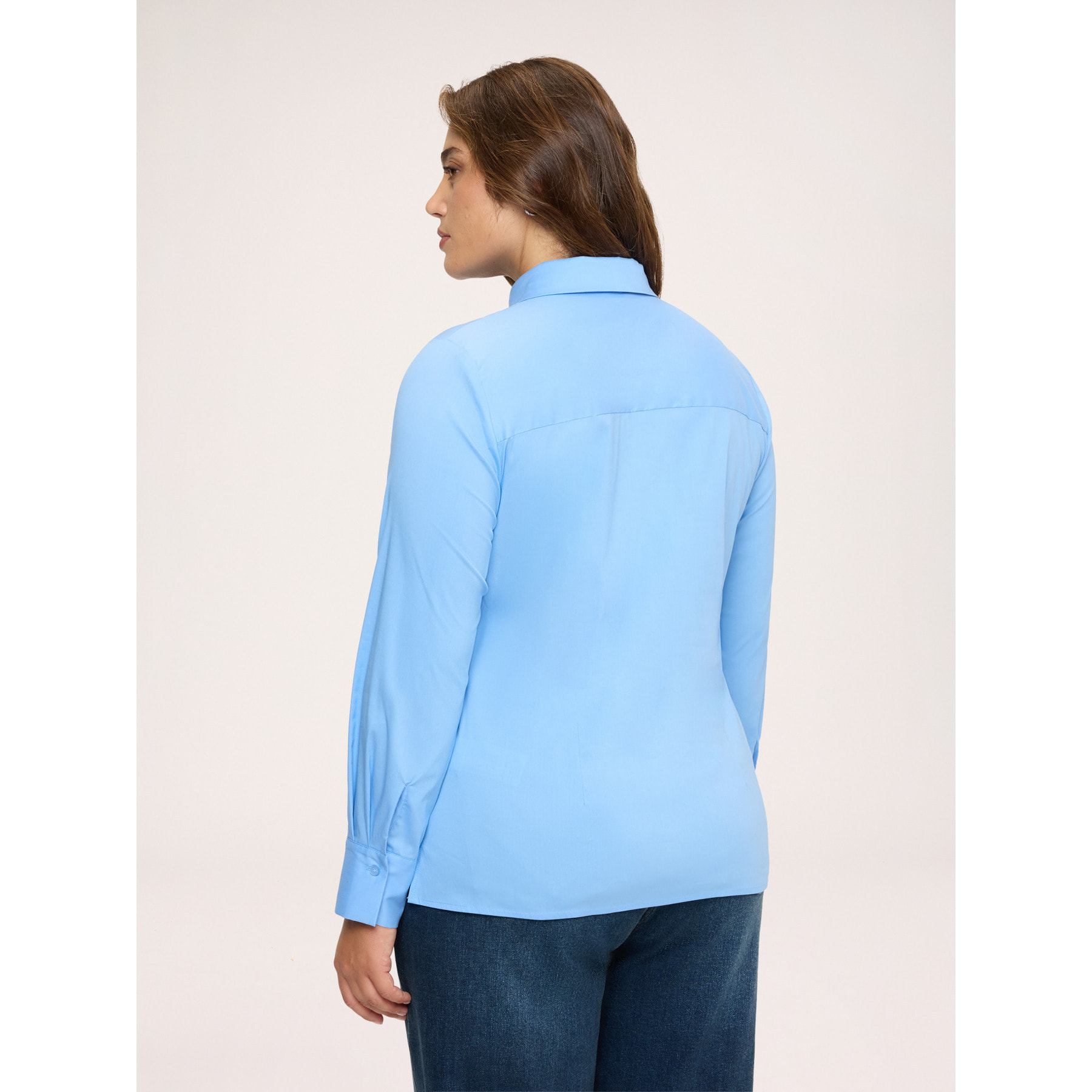 Fiorella Rubino - Camicia con cravatta rimovibile - Azzurro
