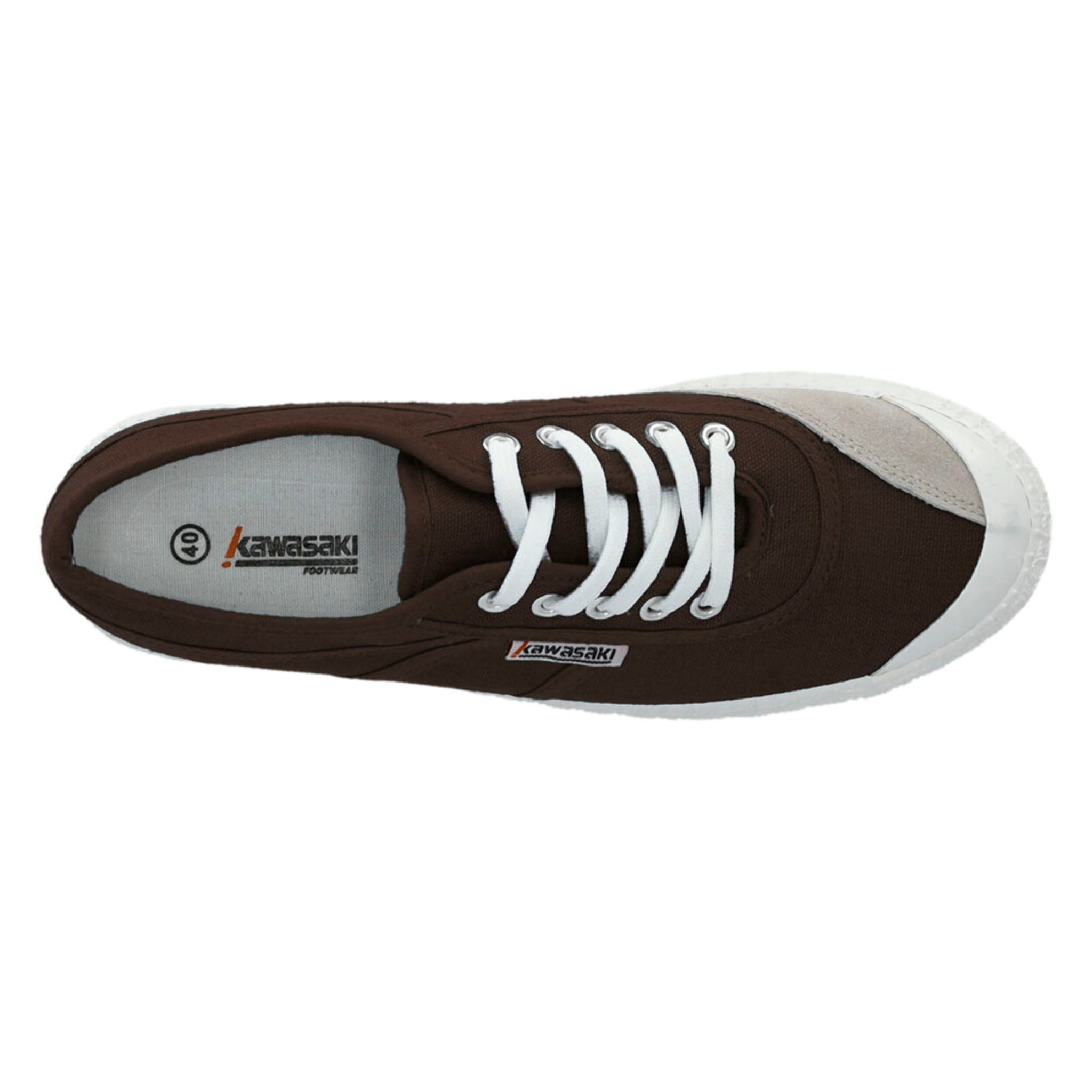 Zapatillas Sneaker para Hombre - KAWASAKI Original 3.0 Canvas Shoe K232427 5045 Chocolate Brown