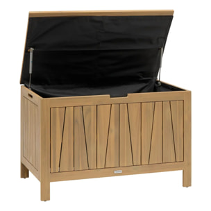 Coffre de rangement 165L Lodgia beige acacia