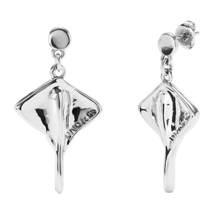 Pendiente SER MAJESTUOSA PLATEADO U