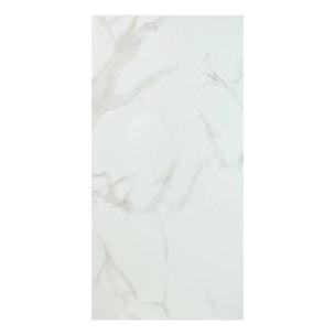 4 panneaux décoratifs muraux Bano 45x90cm blanc