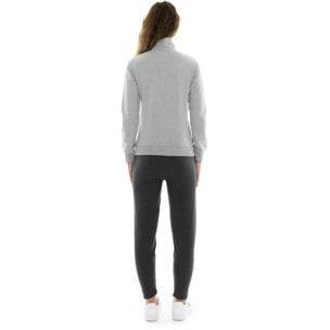 Tuta da donna invernale con colletto e zip 'Silver'