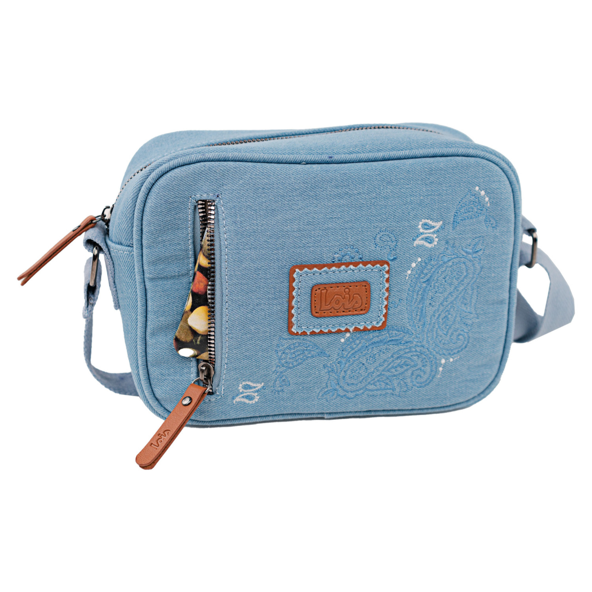 Bolso Bandolera Mujer Veg/Pu Lois Cincinnati Azul