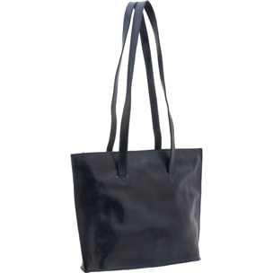 Borsa a spalla da donna - Modello False - 100% pelle - 27.0 x 38.5 x 10.0 cm